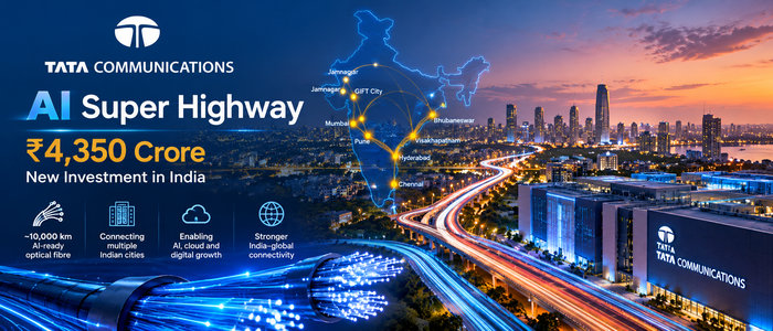 Tata Communications Announces ₹4,350 Crore Investment in India's AI Super Highway